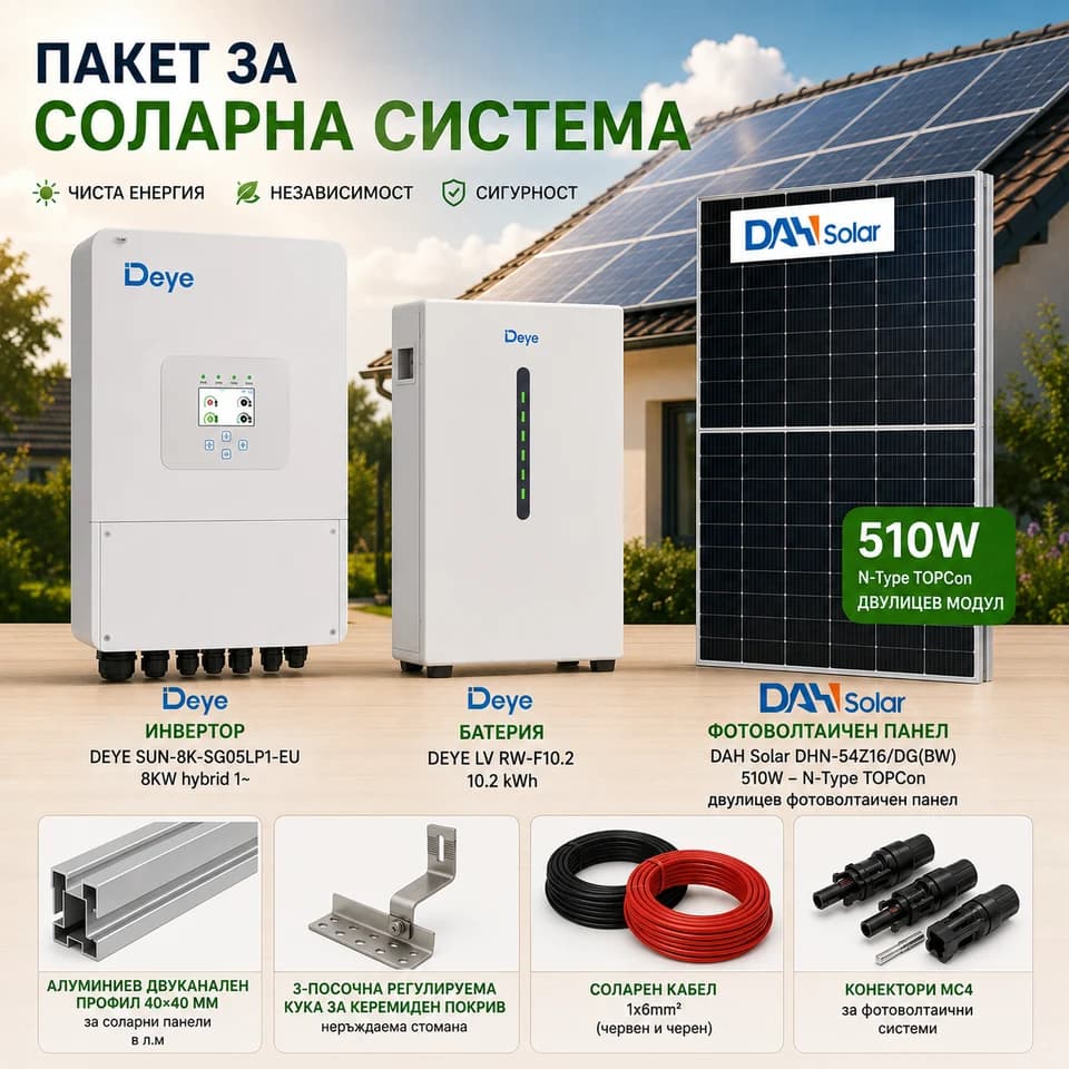 Off-grid стартов пакет 8KW